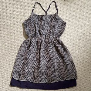 Ya Los Angeles Blue Snake Print Dress
